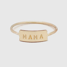 Load image into Gallery viewer, MAMA Gold Ring