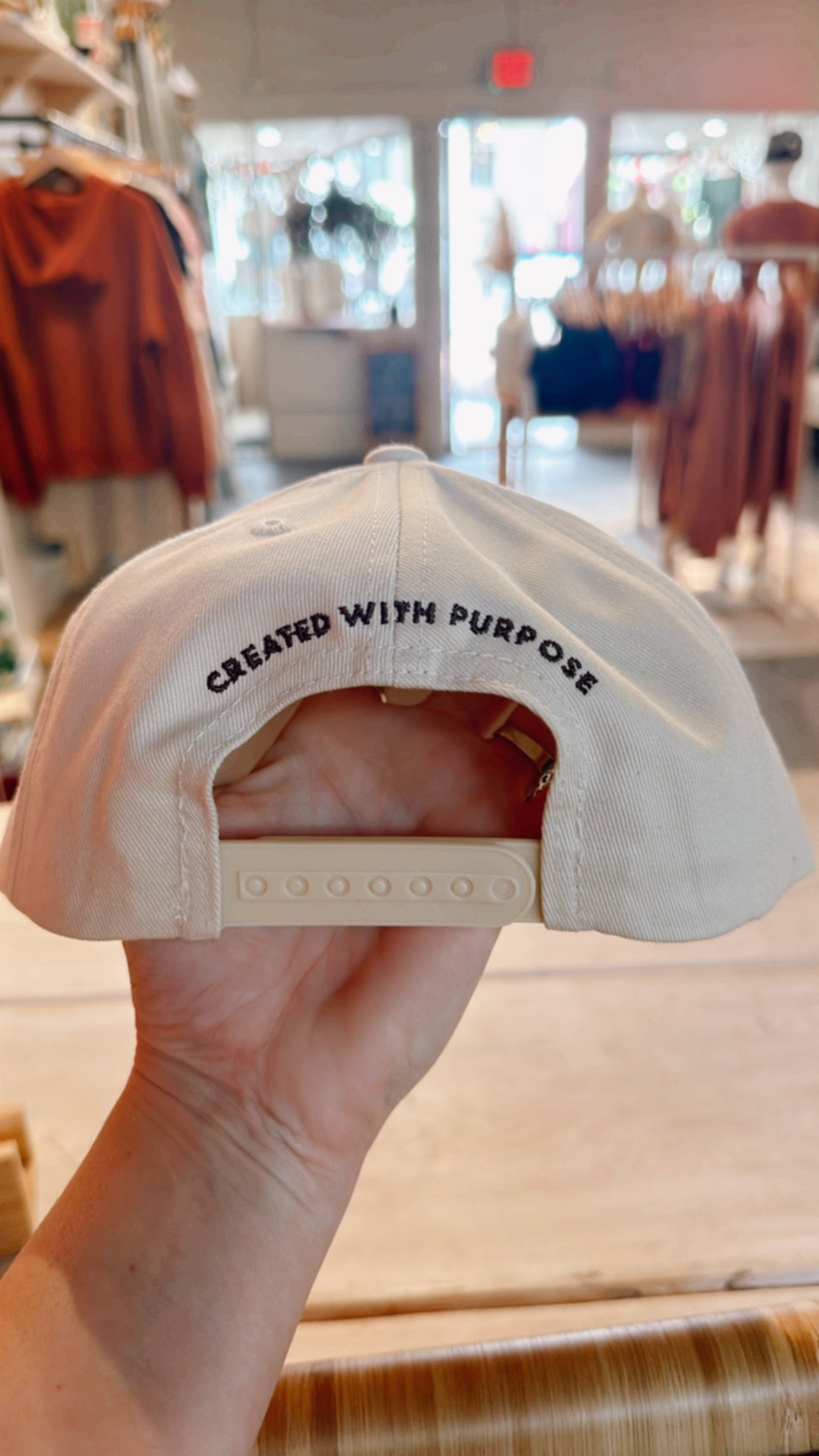 Created with purpose hat