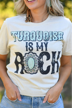 Load image into Gallery viewer, Turquoise Is My Rock Grey sTone Bella