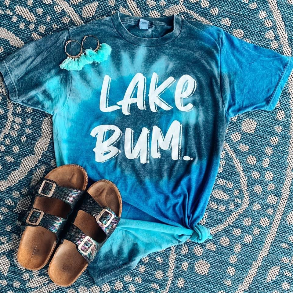 Lake Bum Burnt Out Tee-The Purple Pineapple Co.