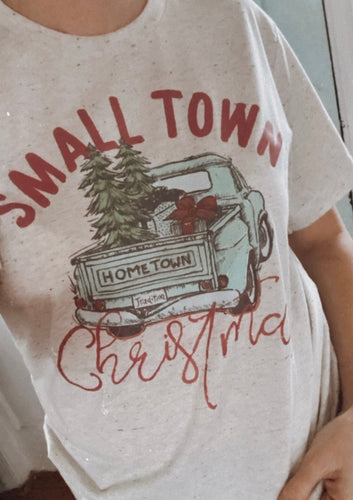 Small Town Christmas tee