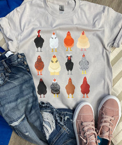Chickens lady tee