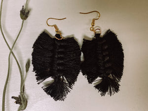 Boho leaf earrings